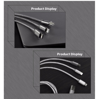 ROMOSS CB25N 8 Pin + Micro USB + Type-C Data Cable 1.5M - Intl June 2018 - 4 ROMOSS CB25N 8 Pin + Micro USB + Type-C Data Cable 1.5M - intl - 4