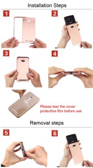 RUILEAN Luxury Metal Aluminum Bumper For Microsoft Lumia 640 XLCase Detachable + Mirror Hard Back 2 In 1 Cover Ultra Thin FramePink June 2018 - 4 RUILEAN Luxury Metal Aluminum Bumper for Microsoft Lumia 640 XLCase Detachable + Mirror Hard Back 2 in 1 Cover Ultra Thin FramePink - 4