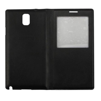 S View Window PU Leather Case Flip Cover For Samsung Galaxy Note 3N900 N9000 N9005 (Black) - Intl July 2018 - 2 S View Window PU Leather Case Flip Cover for Samsung Galaxy Note 3N900 N9000 N9005 (Black) - Intl - 2