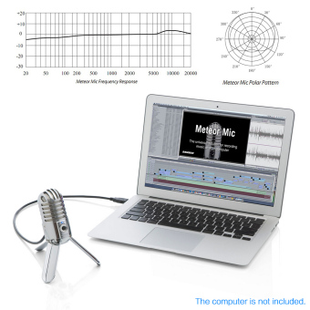 Samson Meteor Mic Studio Desktop Recording Condenser MicrophoneFold-back Legs Design With USB Cable Carrying Bag For ComputerNoteBook Tablet PC - Intl June 2018 - 3 Samson Meteor Mic Studio Desktop Recording Condenser MicrophoneFold-back Legs Design with USB Cable Carrying Bag for ComputerNoteBook Tablet PC - intl - 3