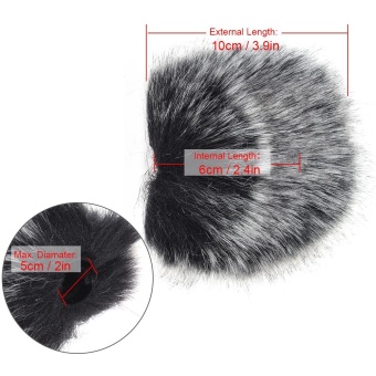 Small Size Outdoor Microphone Mic Furry Windscreen Windshield Cover Muff For SHENGGU SG-107/ SG109 Or Other 6 * 5cm / 2.4 * 2in (L * D) Compact Microphones - Intl June 2018 - 3 Small Size Outdoor Microphone Mic Furry Windscreen Windshield Cover Muff for SHENGGU SG-107/ SG109 or other 6 * 5cm / 2.4 * 2in (L * D) Compact Microphones - intl - 3