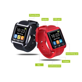 Smart Bluetooth Watch Call Message Reminder Sleep Monitor ForIOS/Android Phone - Intl April 2018 - 4 Smart Bluetooth Watch Call Message Reminder Sleep Monitor forIOS/Android Phone - intl - 4
