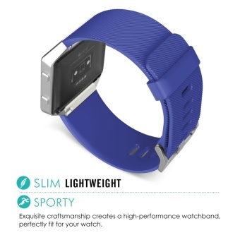 Soft Silicone Adjustable Replacement Sport Strap Band For FitbitBlaze Smart Fitness Watch - Intl June 2018 - 5 Soft Silicone Adjustable Replacement Sport Strap Band for FitbitBlaze Smart Fitness Watch - intl - 5