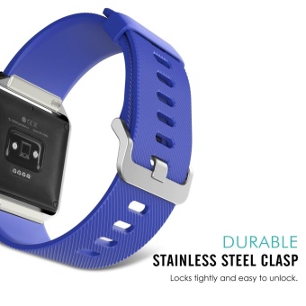 Soft Silicone Adjustable Replacement Sport Strap Band For FitbitBlaze Smart Fitness Watch - Intl June 2018 - 2 Soft Silicone Adjustable Replacement Sport Strap Band for FitbitBlaze Smart Fitness Watch - intl - 2