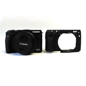 Soft Silicone Gel Rubber Camera Case Cover For Canon EOS M3(Black)- Intl July 2018 - 3 Soft Silicone Gel Rubber Camera Case Cover for Canon EOS M3(Black)- intl - 3