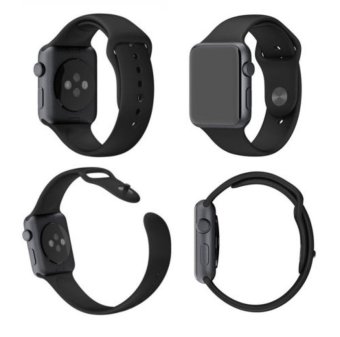 Sport Silicone Bracelet Strap Band For Apple Watch Iwatch 38mm(Black) - Intl April 2018 - 5 Sport Silicone Bracelet Strap Band For Apple Watch iwatch 38mm(Black) - Intl - 5