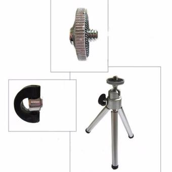 Stainless Steel Tripod Stretchable Tabletop Bracket Portable HolderSelfie Stick (Silver) June 2018 - 2 stainless steel Tripod Stretchable Tabletop Bracket Portable HolderSelfie Stick (Silver) - 2