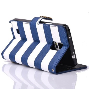 Stripes Anchor Rudder Wallet Case Cover For Samsung Galaxy Note 4Blue - Intl April 2018 - 2 Stripes Anchor Rudder Wallet Case Cover For Samsung Galaxy Note 4Blue - intl - 2
