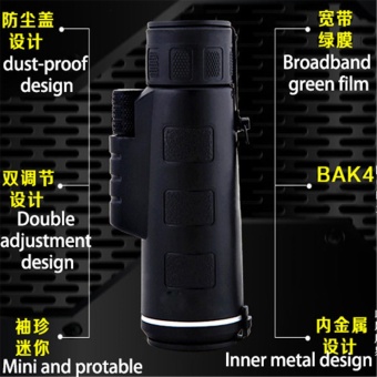 SUNCORE Waterproof HD 35x50 Monocular Telescope With TripodInterface SEND FREE Phone Clip - Intl June 2018 - 5 SUNCORE Waterproof HD 35x50 Monocular Telescope with TripodInterface SEND FREE Phone Clip - intl - 5