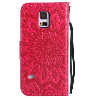 Sunflower Emboss Flip Leather Back Cover Cases With Stand Card Slotfor Samsung Galaxy S5 Mini - Intl July 2018 - 3 Sunflower Emboss Flip Leather Back Cover Cases With Stand Card Slotfor Samsung Galaxy S5 mini - intl - 3