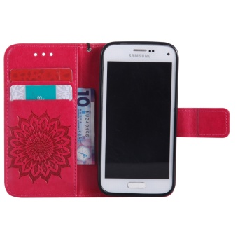 Sunflower Emboss Flip Leather Back Cover Cases With Stand Card Slotfor Samsung Galaxy S5 Mini - Intl July 2018 - 4 Sunflower Emboss Flip Leather Back Cover Cases With Stand Card Slotfor Samsung Galaxy S5 mini - intl - 4