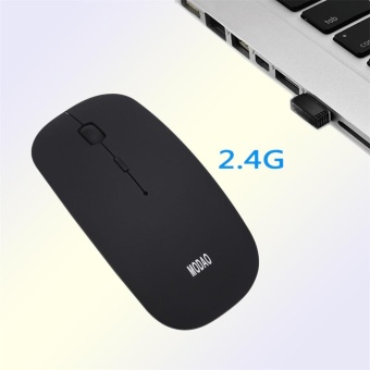 Super Slim Rechargeable 2.4G Wireless Mouse For PC And Laptop AndAndroid - Intl June 2018 - 4 Super Slim Rechargeable 2.4G Wireless Mouse For PC And Laptop AndAndroid - intl - 4