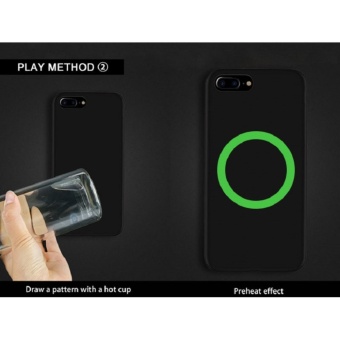 Thermosensitive Color Change Case Magical PU Fingerprint Back CoverTemperature Sensing Thermal Heat Induction Shell For Iphone 6 6s4.7 Inch (Black) - Intl May 2018 - 4 Thermosensitive Color change Case Magical PU Fingerprint Back CoverTemperature Sensing Thermal Heat Induction Shell for Iphone 6 6s4.7 inch (Black) - intl - 4