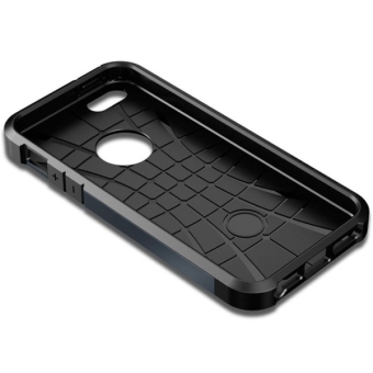 Tough Armor Plastic + TPU Case For Apple IPhone 5 / 5s / SE (Black) - Intl June 2018 - 4 Tough Armor Plastic + TPU Case for Apple iPhone 5 / 5s / SE (Black) - intl - 4