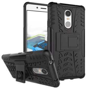 TPU + PC Armor Hybrid Case Cover For Lenovo K6 Note (Black) June 2018 - 5 TPU + PC Armor Hybrid Case Cover for Lenovo K6 Note (Black) - 5