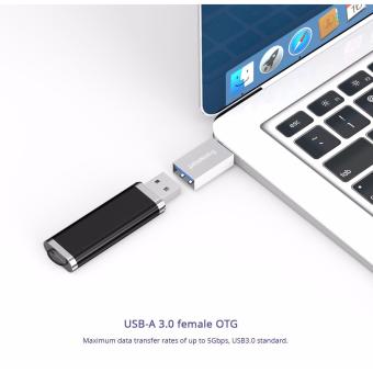 Tronsmart CTAF USB-C Male To USB 3.0 Female Adapter Silver June 2018 - 2 Tronsmart CTAF USB-C Male to USB 3.0 Female Adapter Silver - 2