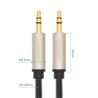UGREEN 3.5mm Male To Male Auxiliary Aux Stereo HiFi Cable (1m) -Intl July 2018 - 2 UGREEN 3.5mm Male to Male Auxiliary Aux Stereo HiFi Cable (1m) -Intl - 2