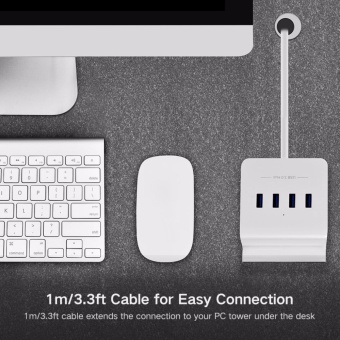 UGREEN 4 Port USB 3.0 Hub 5Gbps SuperSpeed Data Hub With Phone Stand 1m Cable For IMac, MacBook, Macbook Pro, Macbook Air, Mac Mini, Surface Pro, Chromebook And PC - Intl June 2018 - 5 UGREEN 4 Port USB 3.0 Hub 5Gbps SuperSpeed Data Hub with Phone Stand 1m Cable for iMac, MacBook, Macbook Pro, Macbook Air, Mac Mini, Surface Pro, Chromebook and PC - intl - 5