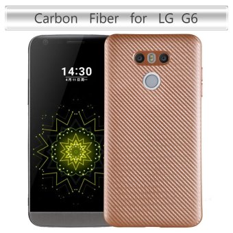 Ultra Slim Carbon Fibre Shockproof Protective Case Cover For LG G6Gold - Intl(Gold) June 2018 - 2 Ultra Slim Carbon Fibre Shockproof Protective Case Cover For LG G6Gold - intl(Gold) - 2