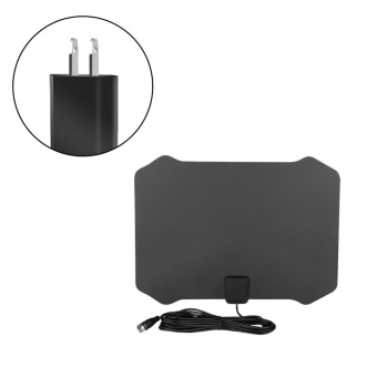Ultra-thin High Gain Indoor Amplified TV Antenna With 16ft Cable 50Miles Range US Plug - Intl July 2018 - 3 Ultra-thin High Gain Indoor Amplified TV Antenna with 16ft Cable 50Miles Range US Plug - intl - 3
