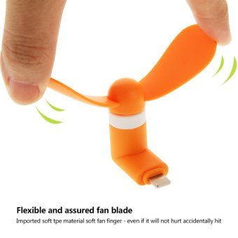 Ultralite Cell Phone Mini Fan For IPhone 5-5s-6-6s-6sPlus, IPads And Powerbanks With 8-pin Lightning Connector Port (Orange) April 2018 - 4 Ultralite Cell Phone Mini Fan for iPhone 5-5s-6-6s-6sPlus, iPads and Powerbanks with 8-pin Lightning Connector Port (Orange) - 4