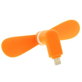 Ultralite Cell Phone Mini Fan For IPhone 5-5s-6-6s-6sPlus, IPads And Powerbanks With 8-pin Lightning Connector Port (Orange) April 2018 - 2 Ultralite Cell Phone Mini Fan for iPhone 5-5s-6-6s-6sPlus, iPads and Powerbanks with 8-pin Lightning Connector Port (Orange) - 2