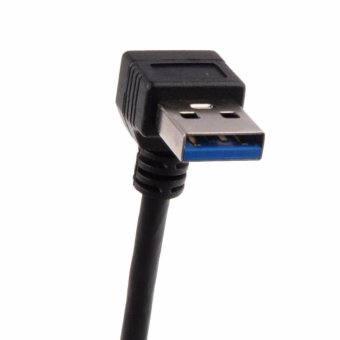 USB 3.0 Right Angle 90 Degree Extension Cable Male To FemaleAdapter Cord, Length: 15cm - Intl June 2018 - 2 USB 3.0 Right Angle 90 degree Extension Cable Male to FemaleAdapter Cord, Length: 15cm - intl - 2