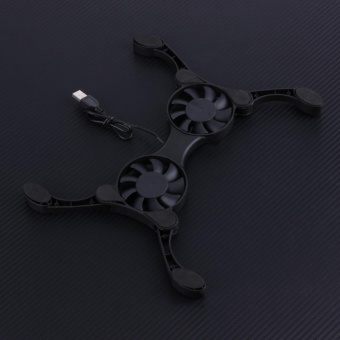 USB Cooling Fan Mini Cooler Pad Double Fans For 7-15 Inch Notebook Laptop - Intl June 2018 - 3 USB Cooling Fan Mini Cooler Pad Double Fans for 7-15 inch Notebook Laptop - intl - 3