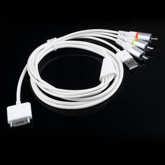 USB TV RCA Video Composite AV Cable To Ipod Adapter For IPad 2iPhone 4 3GS June 2018 - 2 USB TV RCA Video Composite AV Cable to Ipod Adapter For iPad 2iPhone 4 3GS - 2