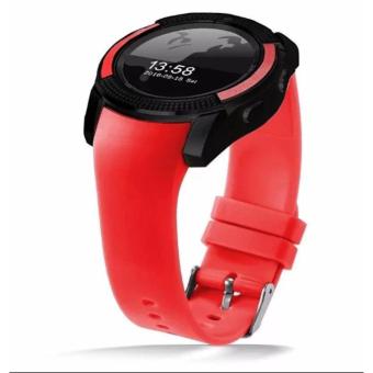 V8 Smart Watch Clock With Sim TF Card Slot Bluetooth For Android And IOS(Red) June 2018 - 2 V8 Smart Watch Clock With Sim TF Card Slot Bluetooth for Android and iOS(Red) - 2
