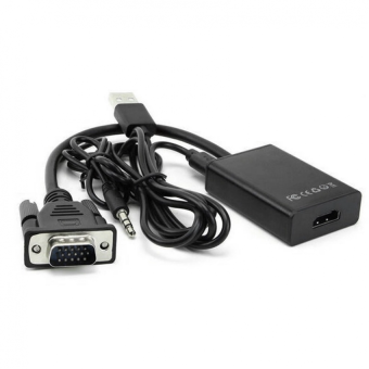 VGA To HDMI Output 1080P HD + USB Audio TV AV HDTV Cable June 2018 - 3 VGA to HDMI Output 1080P HD + USB Audio TV AV HDTV Cable - 3