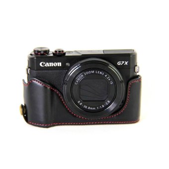 Vintage Leather Camera Case For Canon Powershot G7XII / G7 X II /G7X MarkII / G7 X Mark II Camera Bag Cover - Intl June 2018 - 2 Vintage Leather Camera Case for Canon powershot G7XII / G7 X II /G7X MarkII / G7 X Mark II Camera Bag Cover - intl - 2