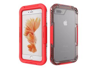 Waterproof Sports Diving Protective Case For Apple IPhone 7 Plus(Red) June 2018 - 2 Waterproof Sports Diving Protective Case For Apple iPhone 7 Plus(Red) - 2