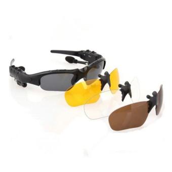 Wireless Bluetooth 4.0 Stereo Headset Driving Call Music HandsfreeSmart Sunglasse Sport Riding Eyes Glasses Smart Sunglass - Intl June 2018 - 2 Wireless Bluetooth 4.0 Stereo Headset Driving Call Music HandsfreeSmart Sunglasse sport Riding Eyes Glasses Smart Sunglass - intl - 2