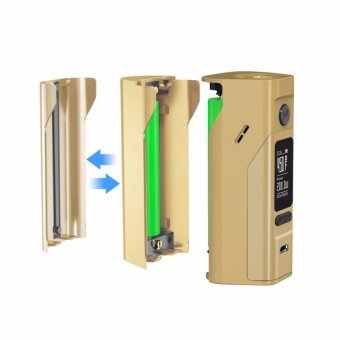 Wismec Reuleaux RX2/3 200W Variable Electronic Cigarette Mod (Gold) With Coil Master Portable Pouch Bag For E-Cig (Color May Vary) June 2018 - 2 Wismec Reuleaux RX2/3 200W Variable Electronic Cigarette Mod (Gold) with Coil Master Portable Pouch Bag for e-Cig (Color May Vary) - 2