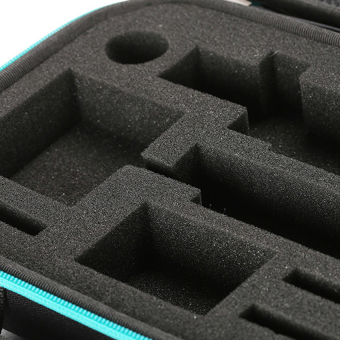 Xiaomi Yi Action Camera High Quality Shock-proof Storage Bag(Black/Cyan) April 2018 - 4 Xiaomi Yi Action Camera High Quality Shock-proof Storage Bag(Black/Cyan) - 4