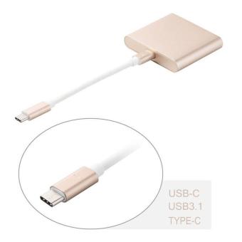 YBC Type C USB 3.1 To HDMI Adapter Charging Port For Macbook Laptop - Intl June 2018 - 4 YBC Type C USB 3.1 to HDMI Adapter Charging Port for Macbook Laptop - intl - 4