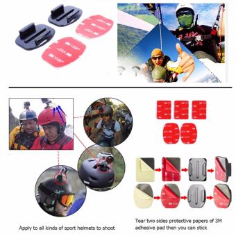 YICOE 4pcs Flat And Curved Base Adhesive Mount 3M VHB Stickers ForGo Pro 5 4 3 Xiaomi Yi 4k SJCAM SJ4000 EKEN H9 Action Sport CameraAccessories June 2018 - 4 YICOE 4pcs Flat and Curved Base Adhesive Mount 3M VHB Stickers forGo pro 5 4 3 Xiaomi Yi 4k SJCAM SJ4000 EKEN H9 Action Sport CameraAccessories - 4