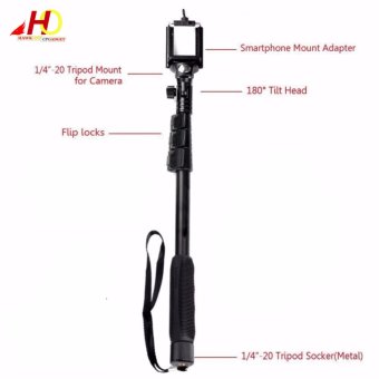 YunTeng YT-188 Universal Monopod For Mobile Phones And Sports Cameras (Black) With FREE Action Camera Floater (Black) June 2018 - 4 YunTeng YT-188 Universal Monopod for Mobile Phones and Sports Cameras (Black) with FREE Action Camera Floater (Black) - 4
