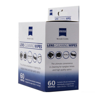 Zeiss Pre-Moistened Lens Screen Optical Camera Cleaning Cloth Wipes60Pcs In Box June 2018 - 5 Zeiss Pre-Moistened Lens Screen Optical Camera Cleaning Cloth Wipes60Pcs In Box - 5