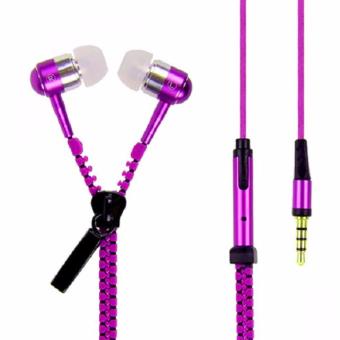 Zipper Stereo Headset With Mic (Violet) June 2018 - 2 Zipper Stereo Headset with Mic (Violet) - 2