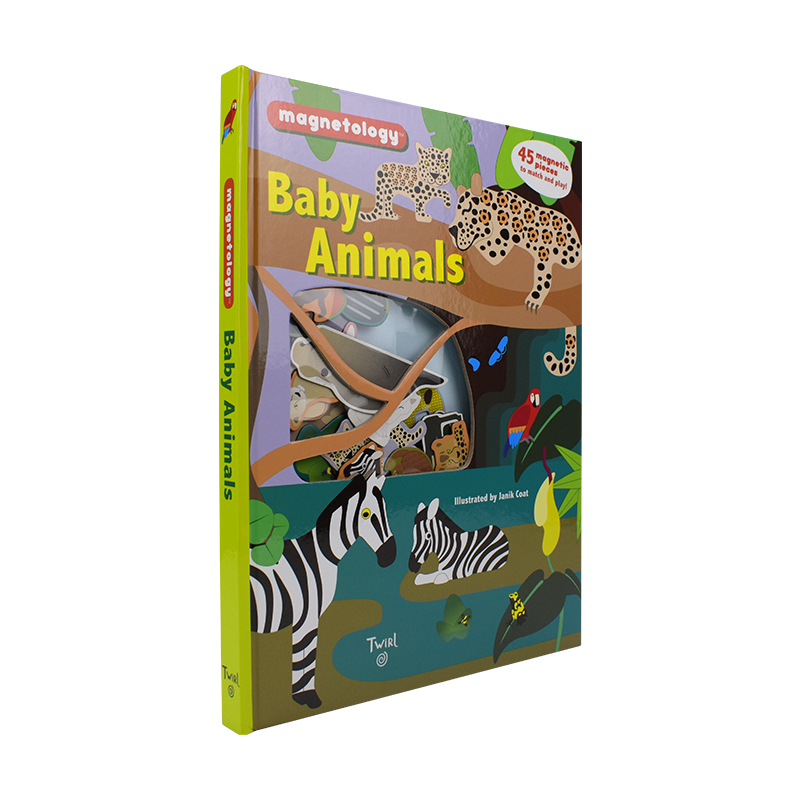 Portable Magnetic Sticker Book Reusable Scenarios Books Cartoon