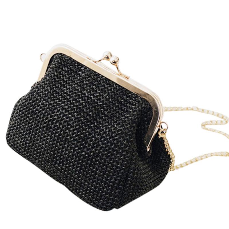 Rattan hot sale clutch purse