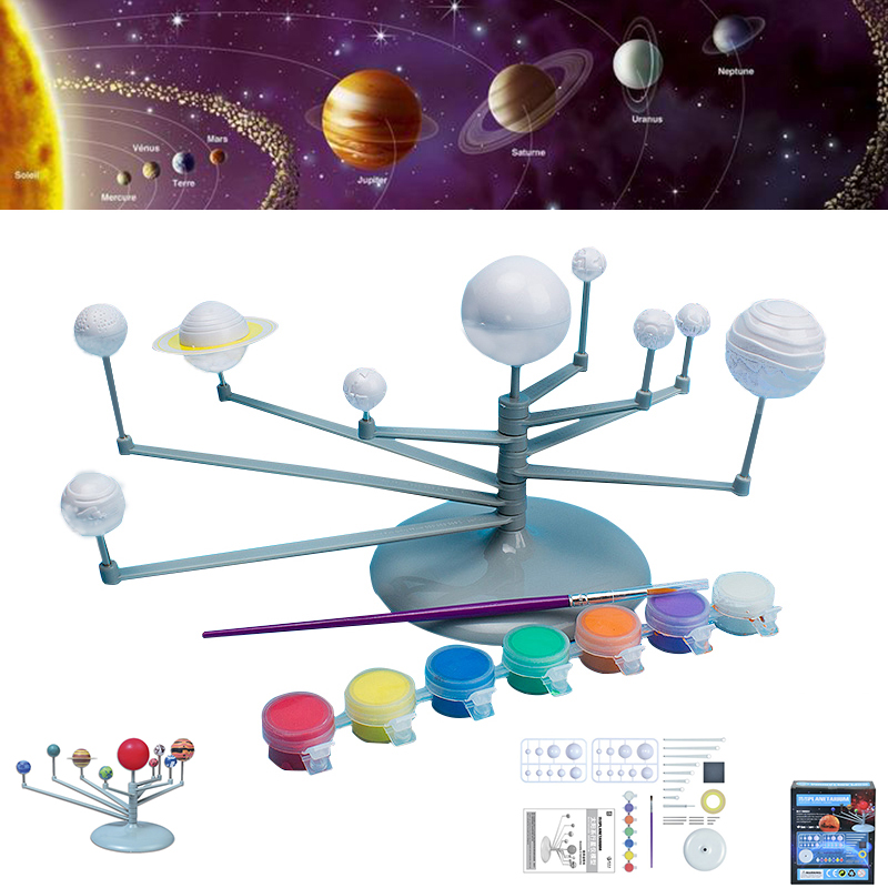 Solar System Model Diy Toys Nine Planets Planetarium Kit Early Science Education Toy For Child And Technology Learning Lazada Ph - Diy Solar System Model Kit