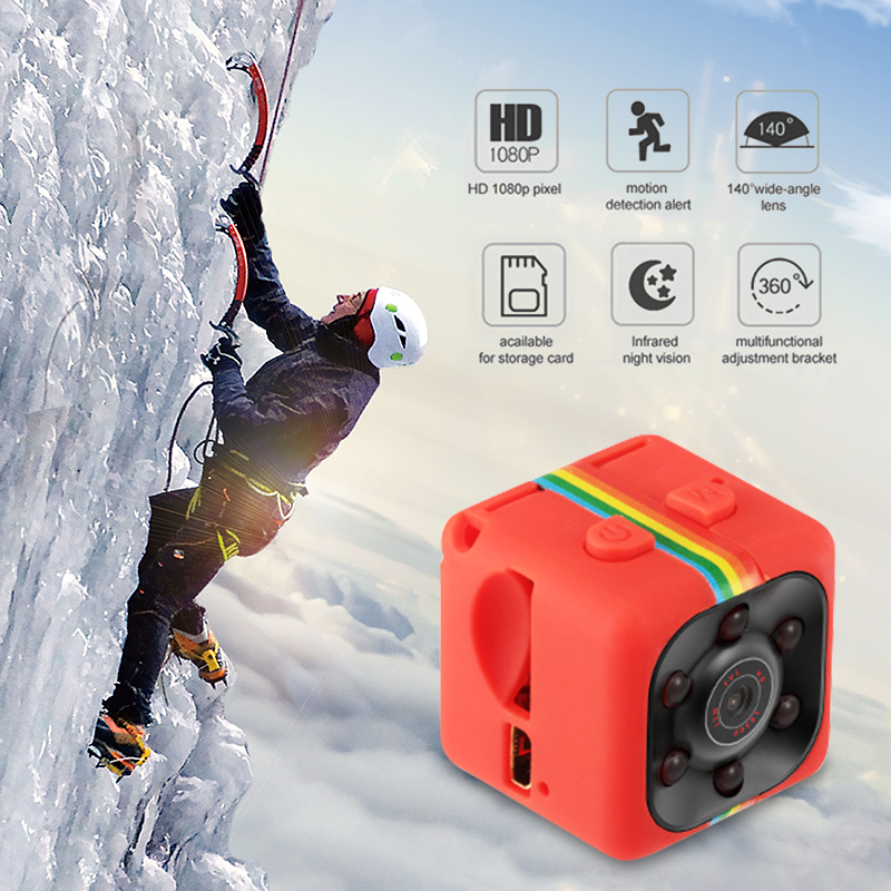 Elesky|COD 1080P MINI SQ11 รถDVRกล้องDV Spyกล้องแอบถ่ายกีฬาDash CAM Full HD IRการมองเห็นได้ในเวลากลางคืนการบันทึกLOOPกล้อง (ความคมชัดสูงวิดีโอคุณภาพเสียงบันทึกและกล้องPC & movable DISK),กล้องซ่อน， กล้องจิ๋วขนาดเล็ก，กล้องซ่อนไร้สาย ，กล้องจิ๋วขนาดเล็ก