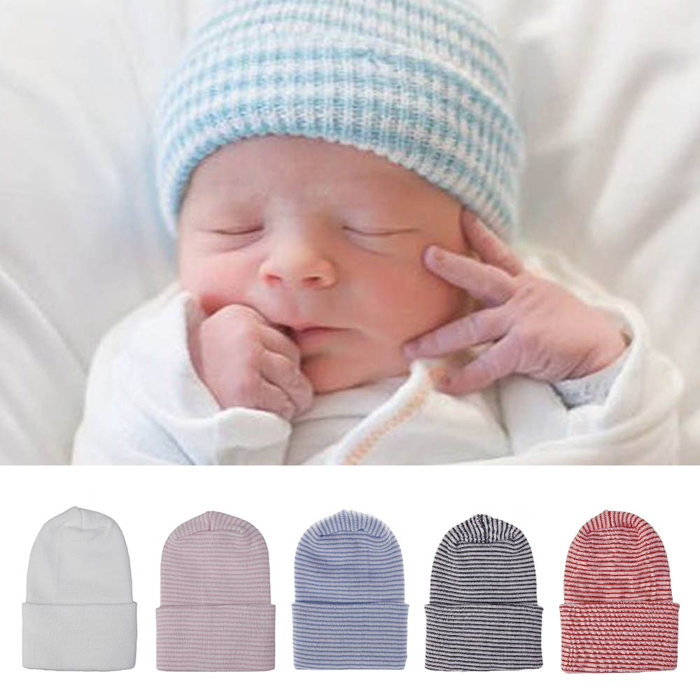 เด็กวัยหัดเดินเด็กอ่อนหมวกเด็กหมวกเด็กทารกลายทารกในครรภ์ทารกแรกเกิดหมวกโรงพยาบาลหมวกบีนนี่