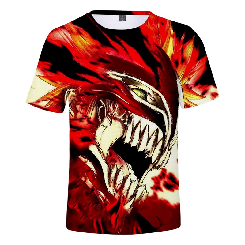 Vasto Lorde Ichigo T Shirt 100% Cotton Anime Arrancar Ichigo Kurosaki  Japanese Manga Shinigami Tokyo Ulquiorra Zero Bleach - AliExpress