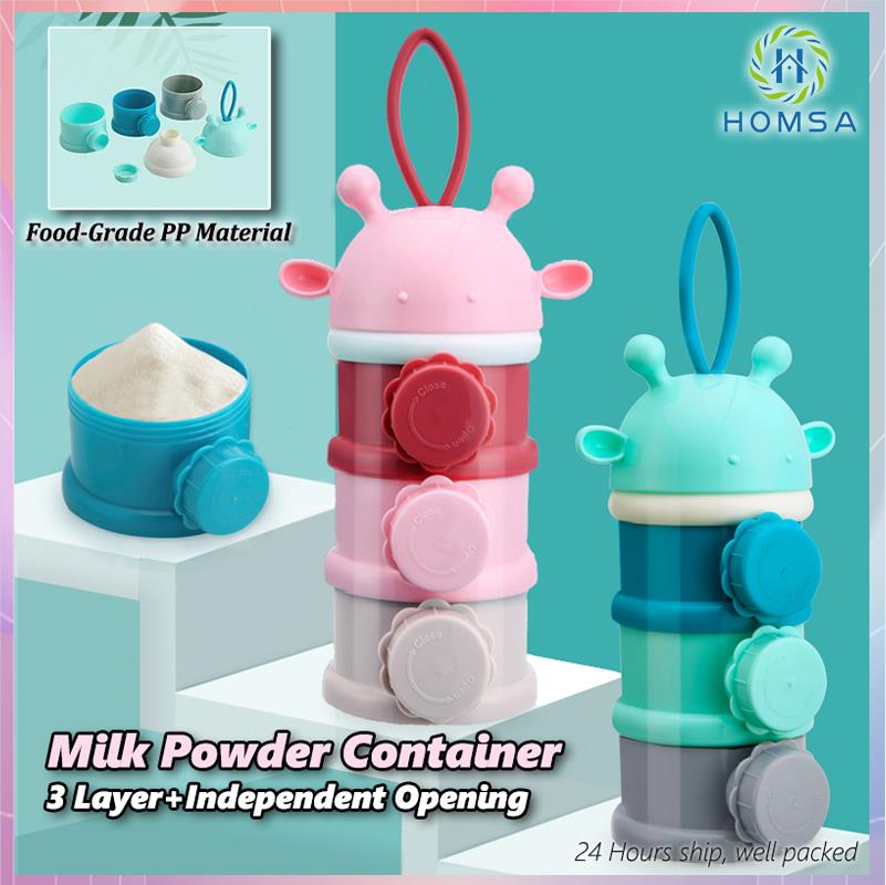 Baby milk powder containerSide opening Baby Feeding