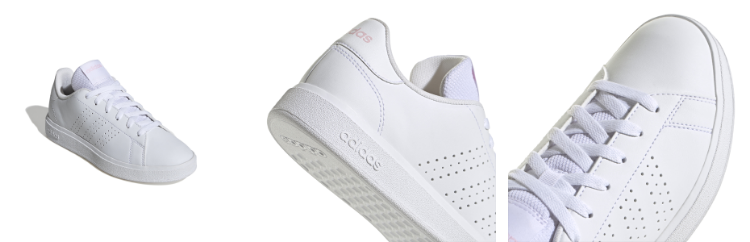 Adidas Advantage Base Women's Shoes Cloud White/Clear Pink