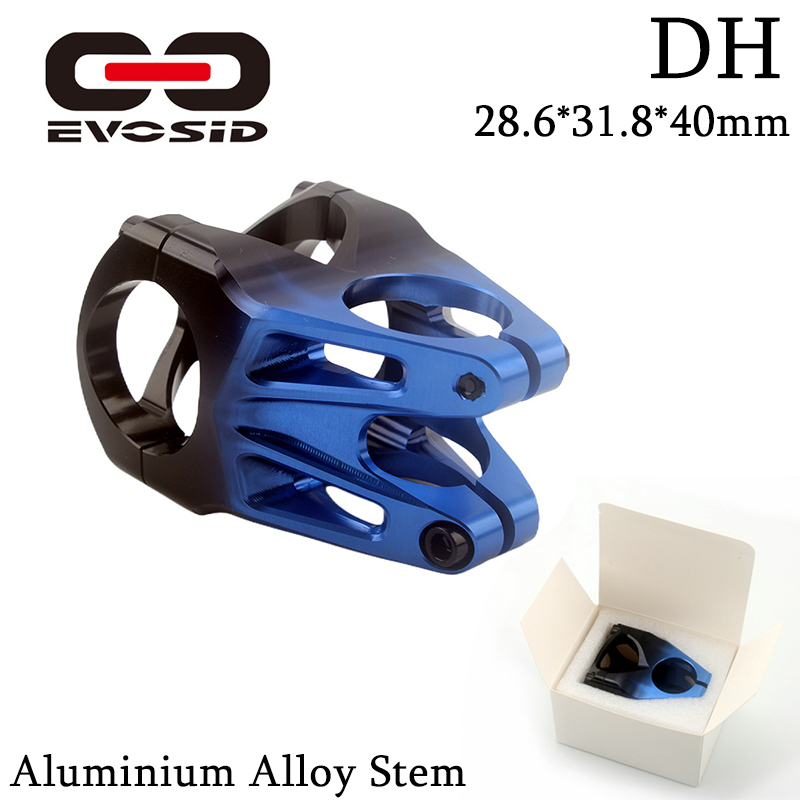 EVOSID Short MTB Stem Ultralight Aluminum 31.8mm 40mm Handlebar Stem Bicycle Stem Mountain Bike Accessories